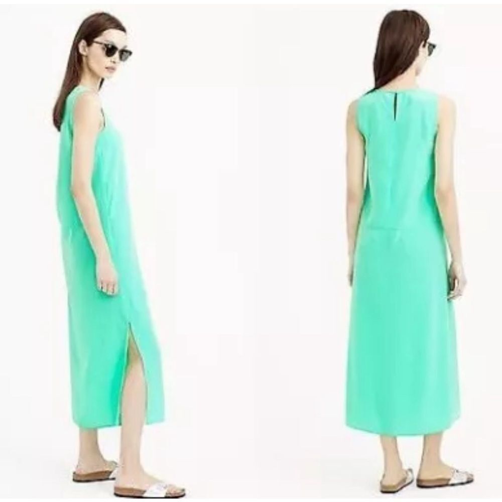 J.Crew Maxi Tank Dress with Side Slits Sz S Gently Used - Picture 7 of 7